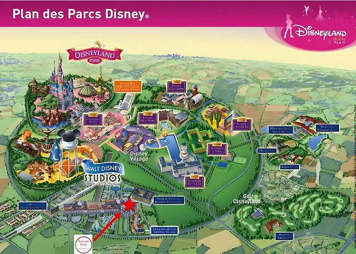 Place Toscane, 8P, Fibre Et Parking A Disneyland